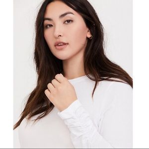 torrid Tops - WHITE MESH LONG SLEEVED ACTIVE TEE torrid Tops - WHITE MESH LONG SLEEVED ACTIVE TEE